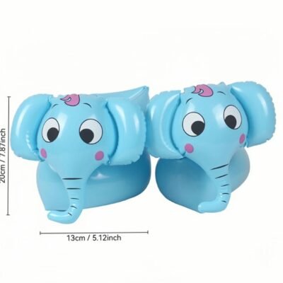 rozmiar pływaczek do kąpieli przedstawiony na białym tle