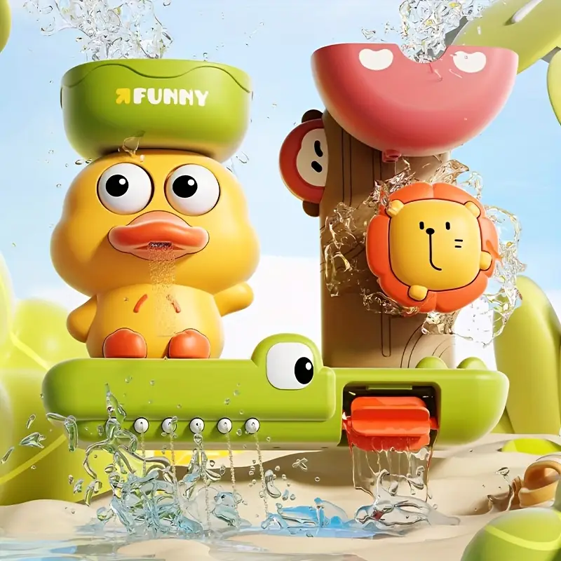 zabawka do kąpieli dla 2 latka położona na wodzie